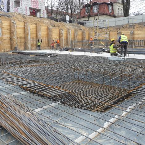prace przy zbrojeniach, ciąg dalszy - Kwiecień 2020