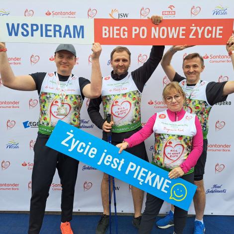 Ekipa SCCS wspiera Bieg po Nowe Życie 