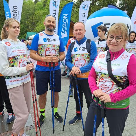Sztafeta, której liderką była B. Król z SCCS 