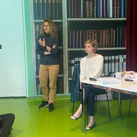 Z licealistami spotkała się Sylwia Lenart – żona pacjenta oczekującego na przeszczepienie wątroby