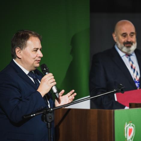 Rektor SUM prof. T. Szczepański otwiera sesję jubileuszową 