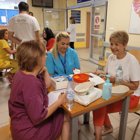Radna sejmiku A. Nowak podczas badania 