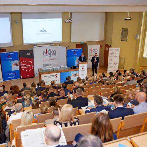 Aula podczas gali wręczenia nagród. 