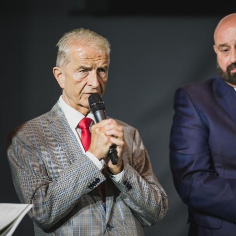 Przemawia prof. Andrzej Lekston 