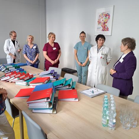 Spotkanie z zespołem oddziału transplantacyjnego. 