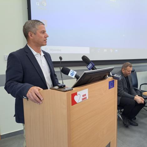 Prof. R. Król podczas konferencji 