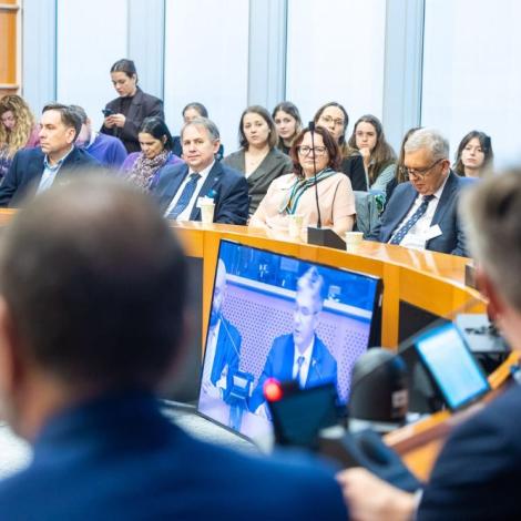 Podczas debaty Fot. EPP Group/ Stavros Tzovaras 