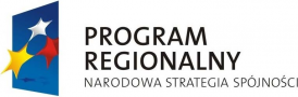  logo Program Regionalny - Narodowa Strategia Spójności
