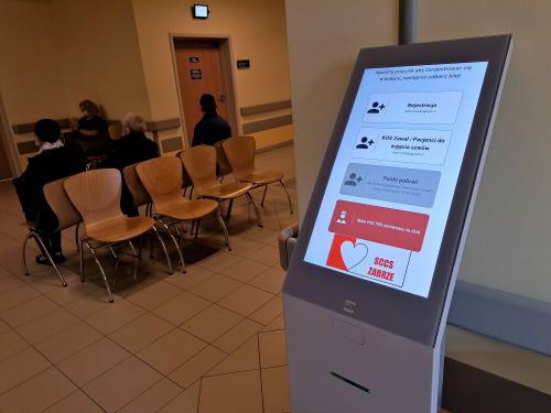 Automat biletowy w poradni SCCS Automat biletowy w poradni SCCS