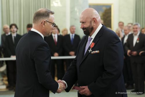 Prezydenckie wyróżnienie dla prof. Piotra Przybyłowskiego - Zdjęcie główne