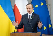 Wystąpienie Marszałka Senatu prof. T. Grodzkiego, fot. Kancelaria Senatu RP