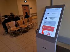 Automat biletowy w poradni SCCS