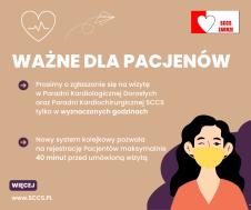Komunikat dla pacjentów poradni SCCS - Zdjęcie główne