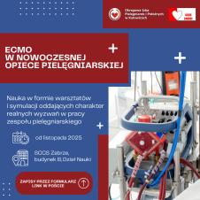 Bezpłatne warsztaty szkoleniowe: ECMO w nowoczesnej opiece pielęgniarskiej ZAPISY - Zdjęcie główne